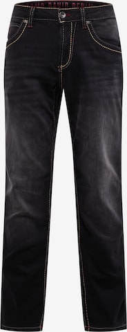 CAMP DAVID Normalny krój Jeansy 'Nico' w kolorze czarny: przód