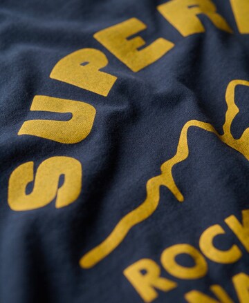 T-shirt oversize Superdry en bleu