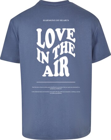 Merchcode T-Shirt 'Love In The Air' in Blau