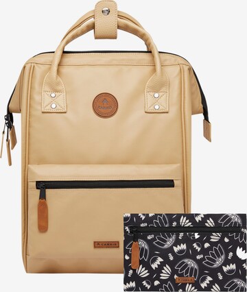 Cabaia Backpack 'Adventurer' in Beige: front