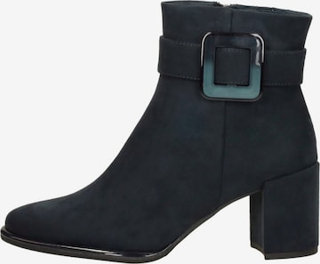 MARCO TOZZI Boots 'Enkellaarsjes Hak' in Blauw: voorkant