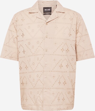 Only & Sons Button Up Shirt 'ARON' in Beige, Item view