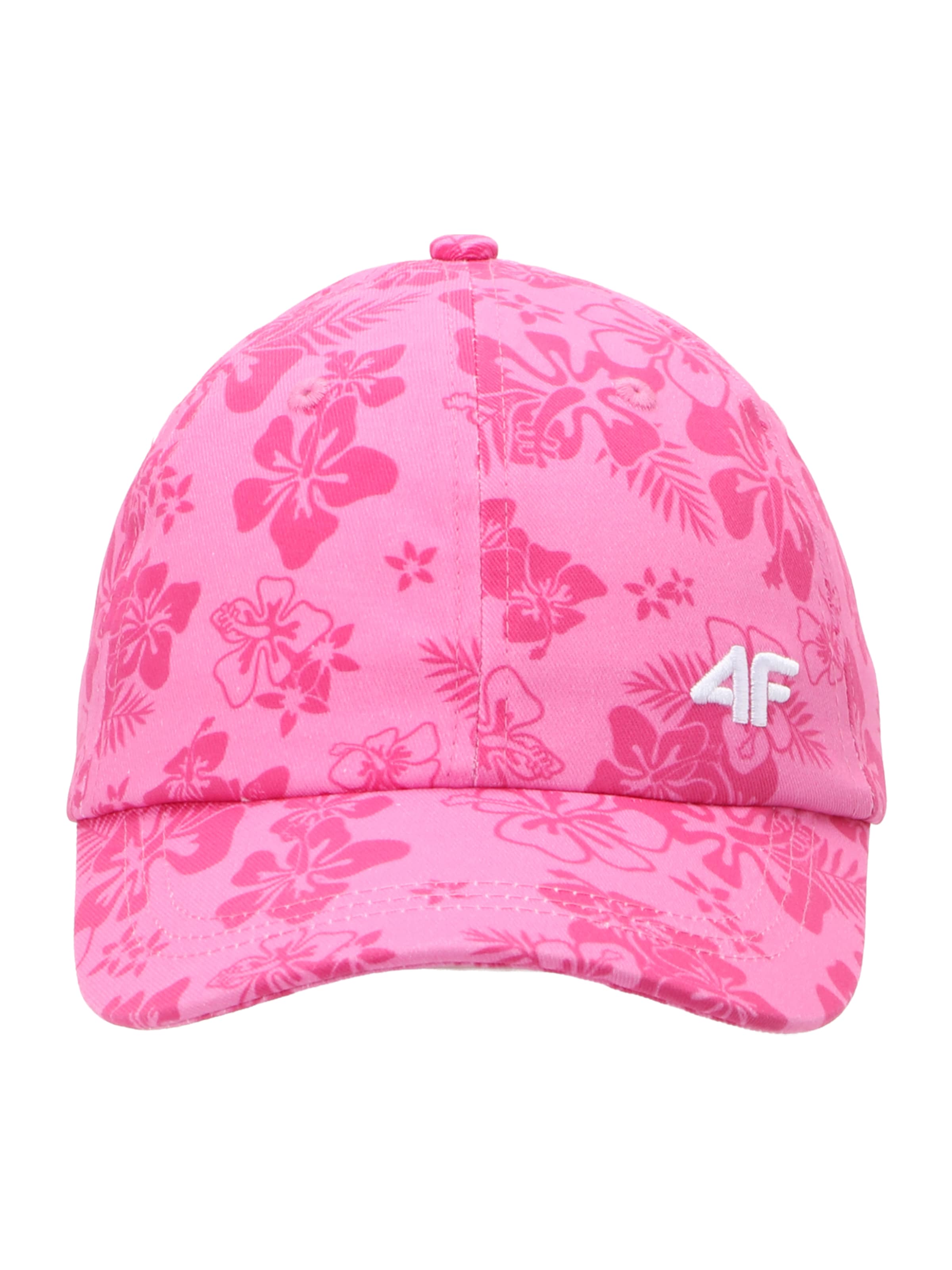rožinė 4F Junior Sportinė kepurė: priekis