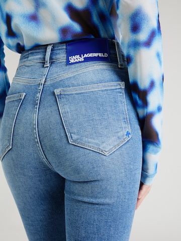 Slimfit Jeans de la KARL LAGERFELD JEANS pe albastru