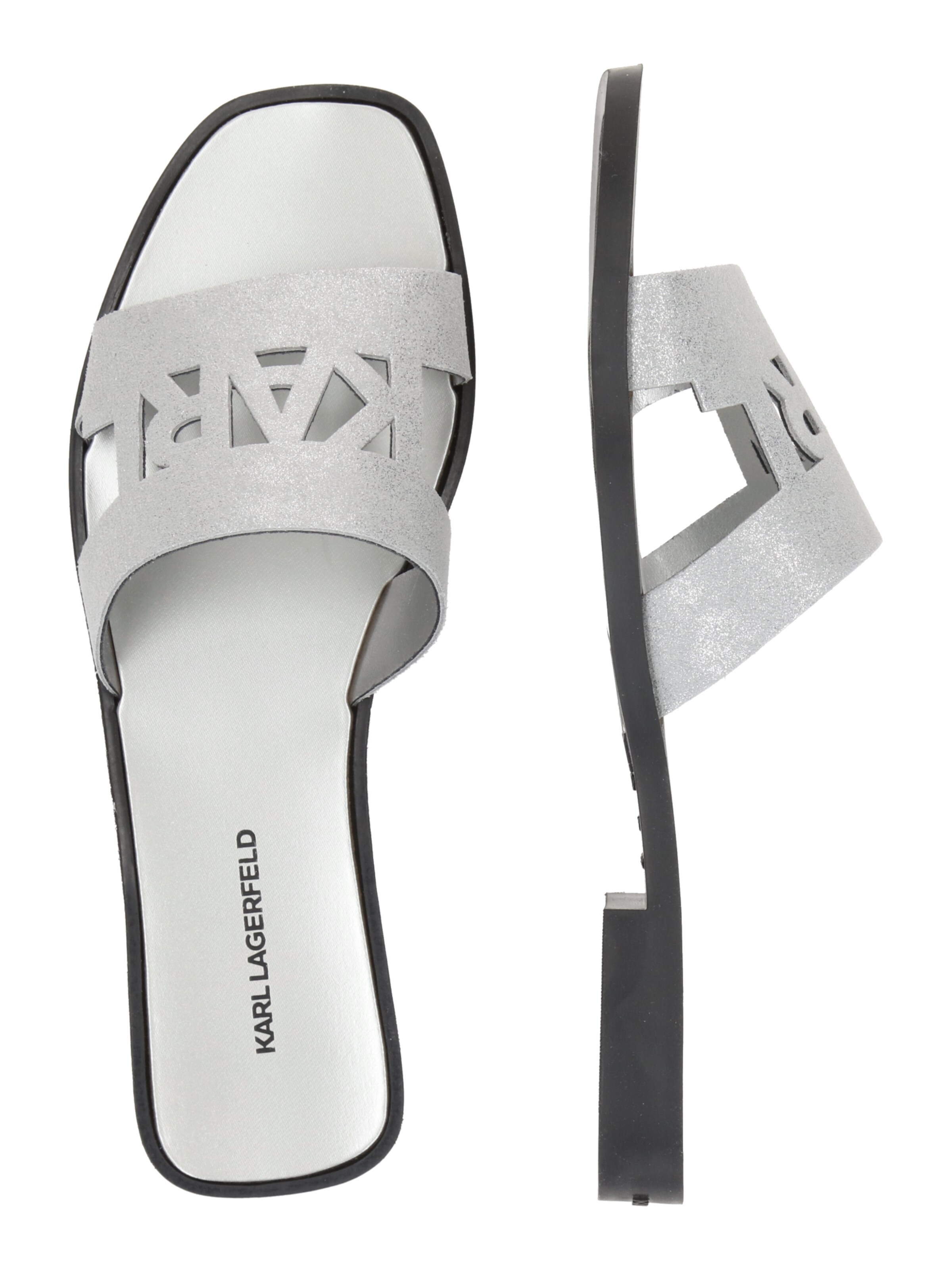 Karl Lagerfeld Šľapky - Strieborná