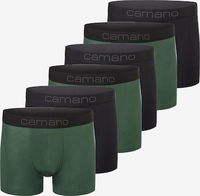 camano Boxershorts in de kleur Donkergroen / Zwart, Productweergave