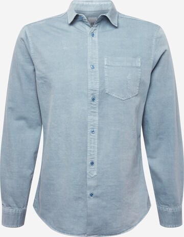 River Island Regular Fit Hemd in Blau: predná strana