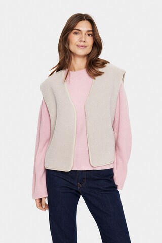 SAINT TROPEZ Vest 'Icaria' i beige: forside