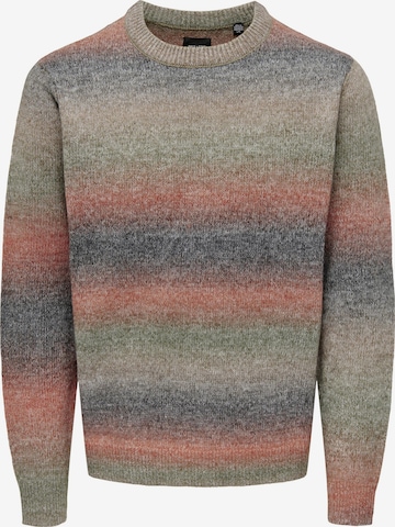 Only & Sons Pullover 'TIMBER' i brun: forside