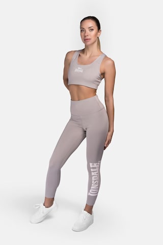 LONSDALE Bustier Sport-BH 'WARDOUR' in Grau