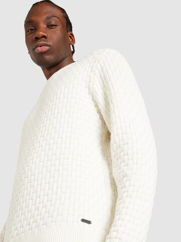 HUGO Sweater 'Stubon' in White