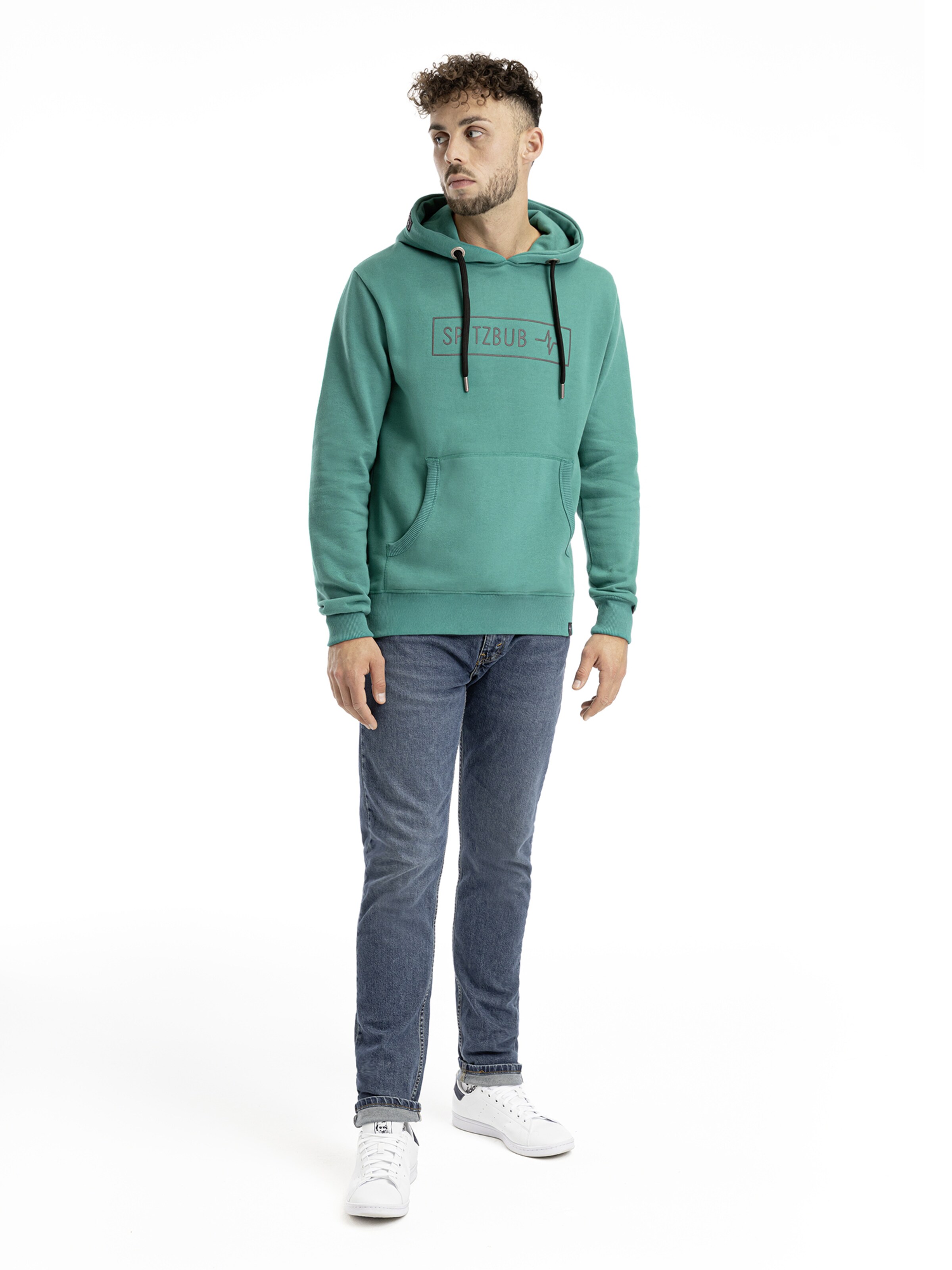 SPITZBUB Sweatshirt 'Michael' in Green
