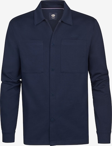 Petrol Industries Regular Fit Hemd in Blau: Vorderseite