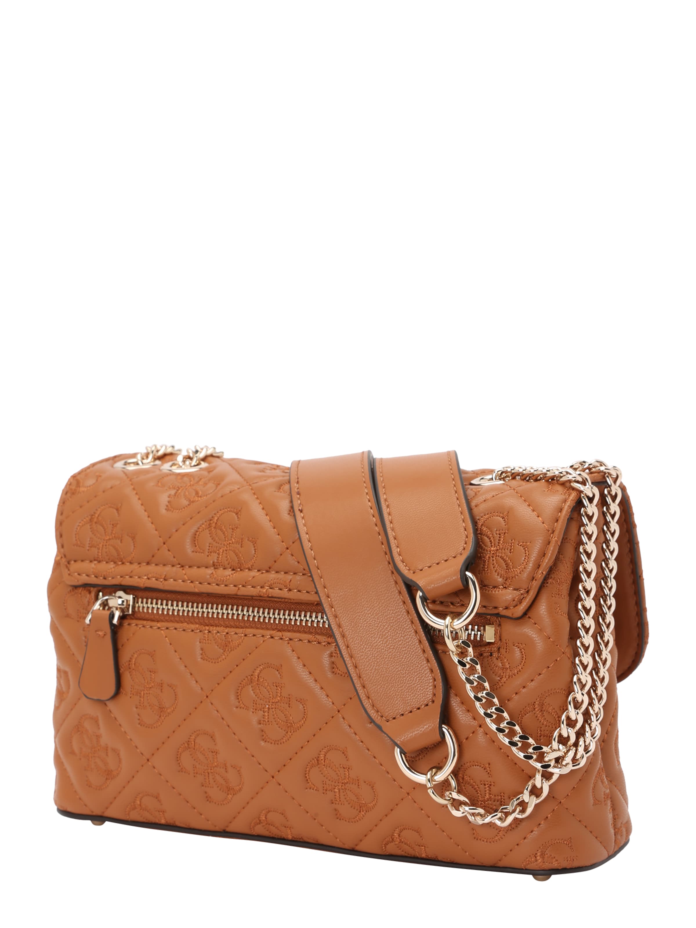 GUESS - Mala de ombro 'ADELASIA CNVRTBLE XBODY FLAP' em castanho