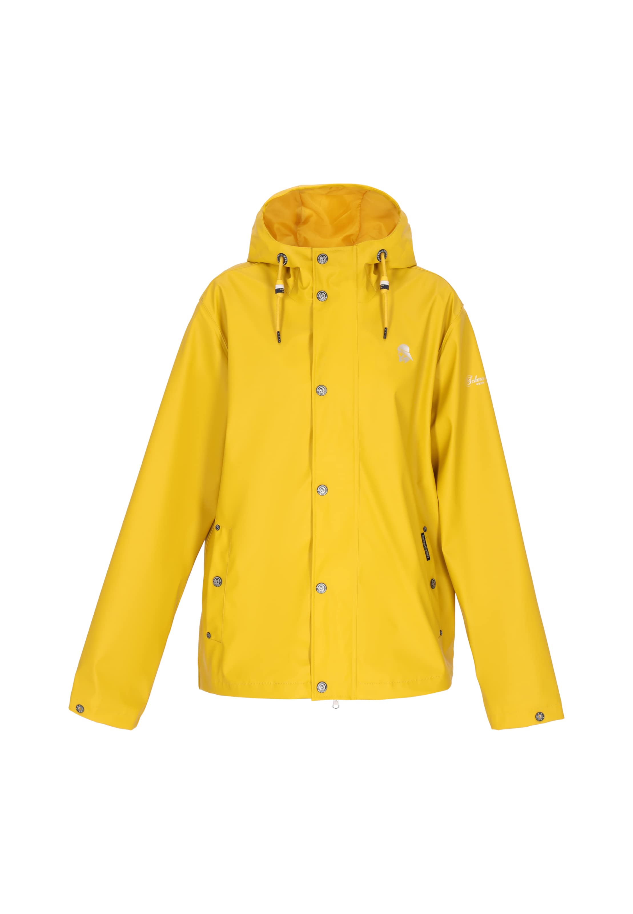 Schmuddelwedda Functionele jas in Geel: voorkant