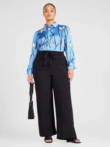 ABOUT YOU Curvy Wide leg Trousers 'Liane ' in Black