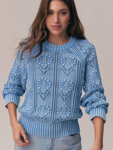 Pulover de la Next pe albastru: față