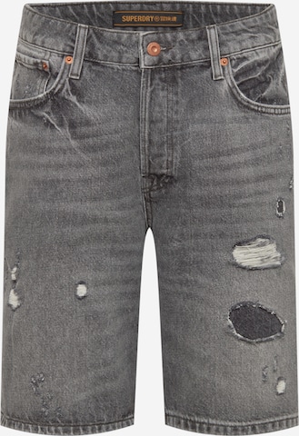 Superdry Regular Jeans in Grey: front