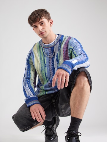 Carlo Colucci Pullover in Blau: Vorderseite