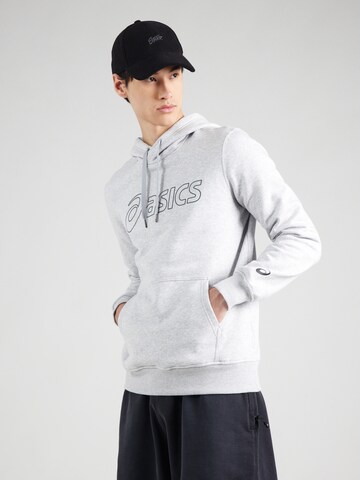 Hanorac sport de la ASICS pe gri: față