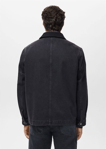 MANGO MAN Übergangsjacke 'Lithia' in Schwarz