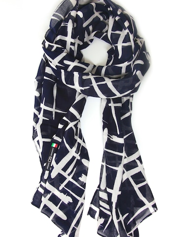 COLLEZIONE ALESSANDRO Scarf 'Japan' in Blue: front