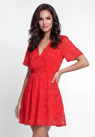 Robe 'Festive' faina en rouge : devant