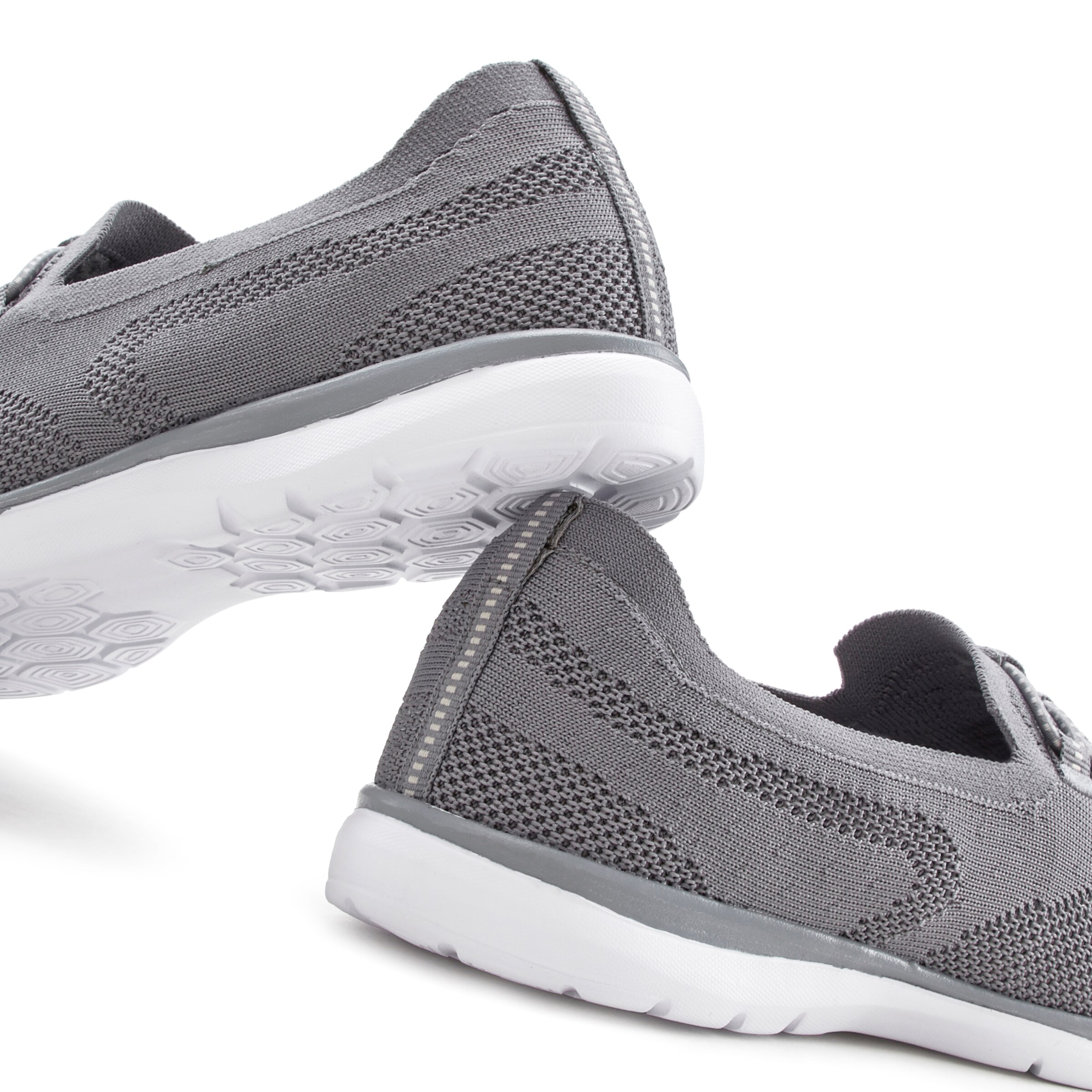 LASCANA - Sapatilhas slip-on em cinzento