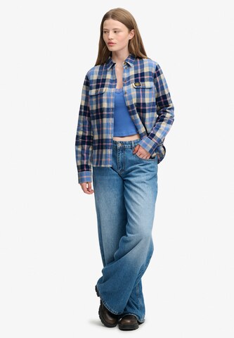 Chemisier Superdry & Co en bleu