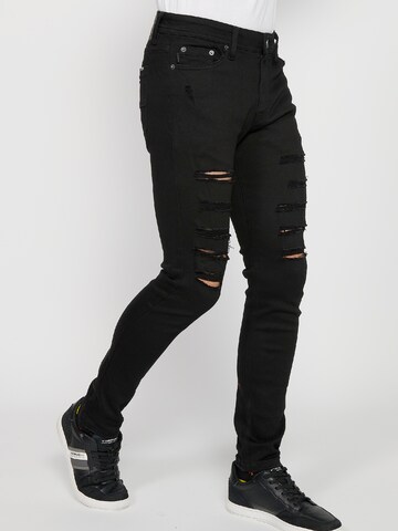 Coupe slim Jean KOROSHI en noir