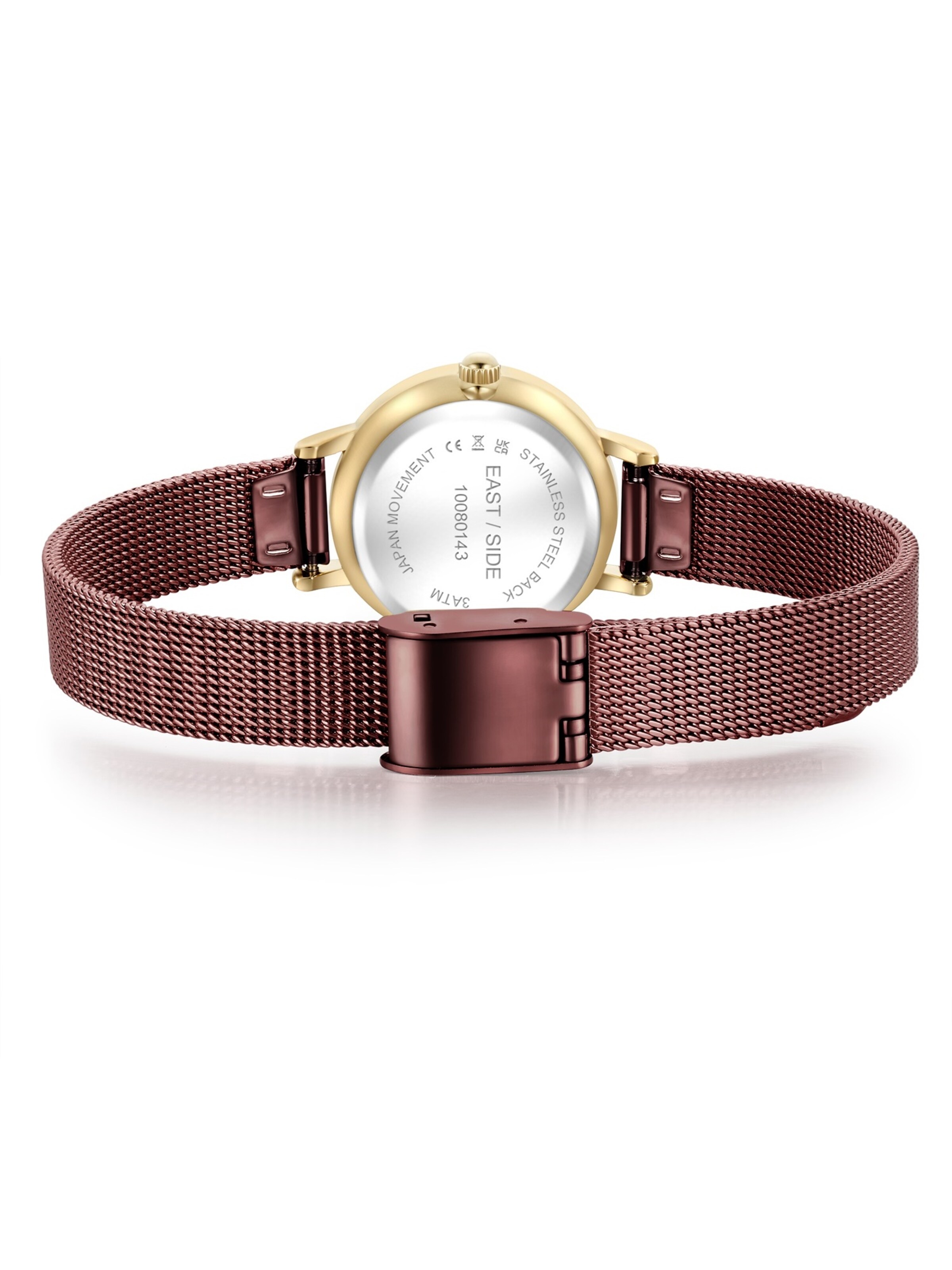 Montre à affichage analogique Eastside en or