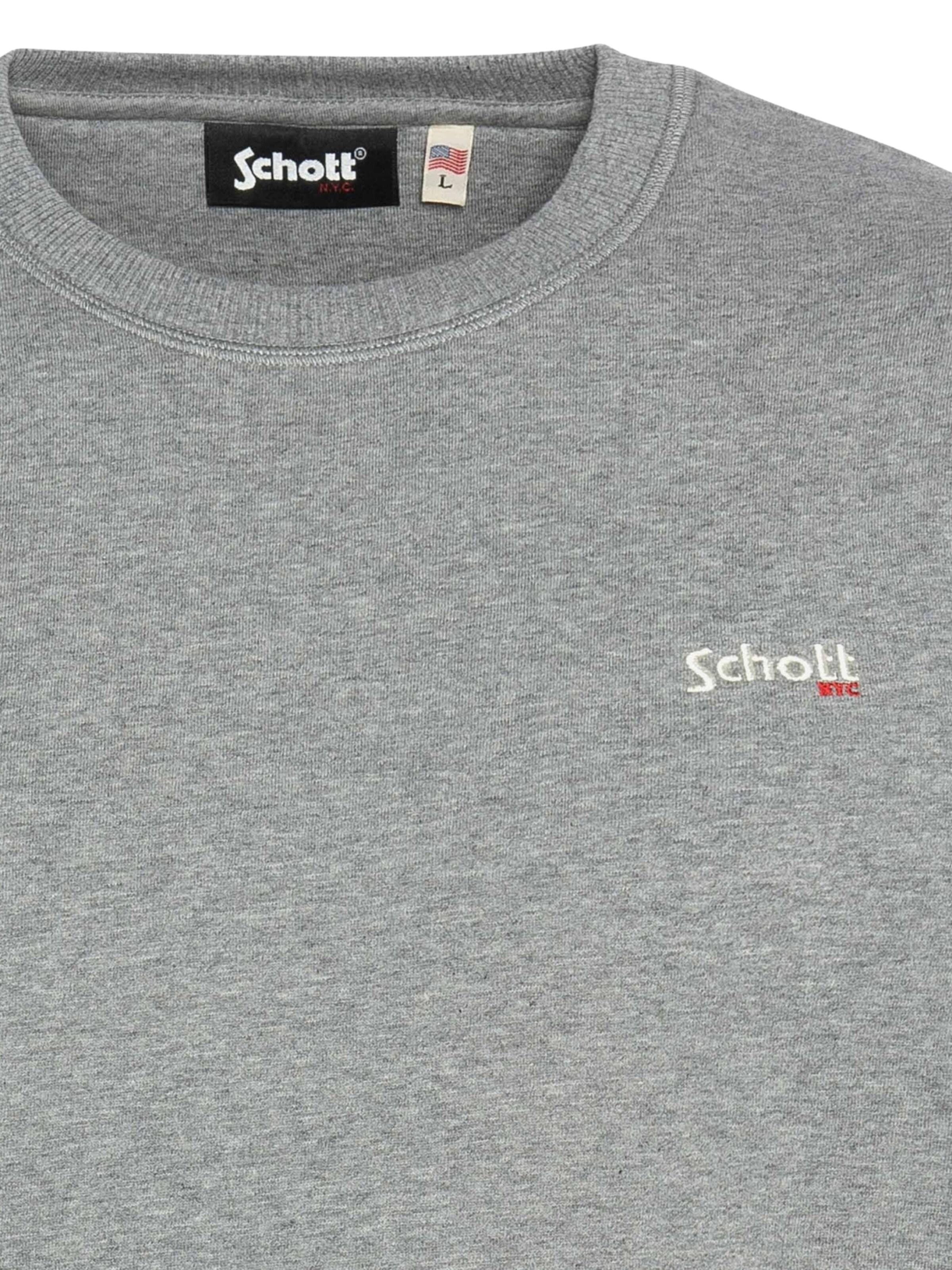 Schott NYC Sweatshirt in Grey