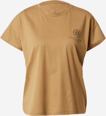 T-shirt Banana Republic en marron : devant