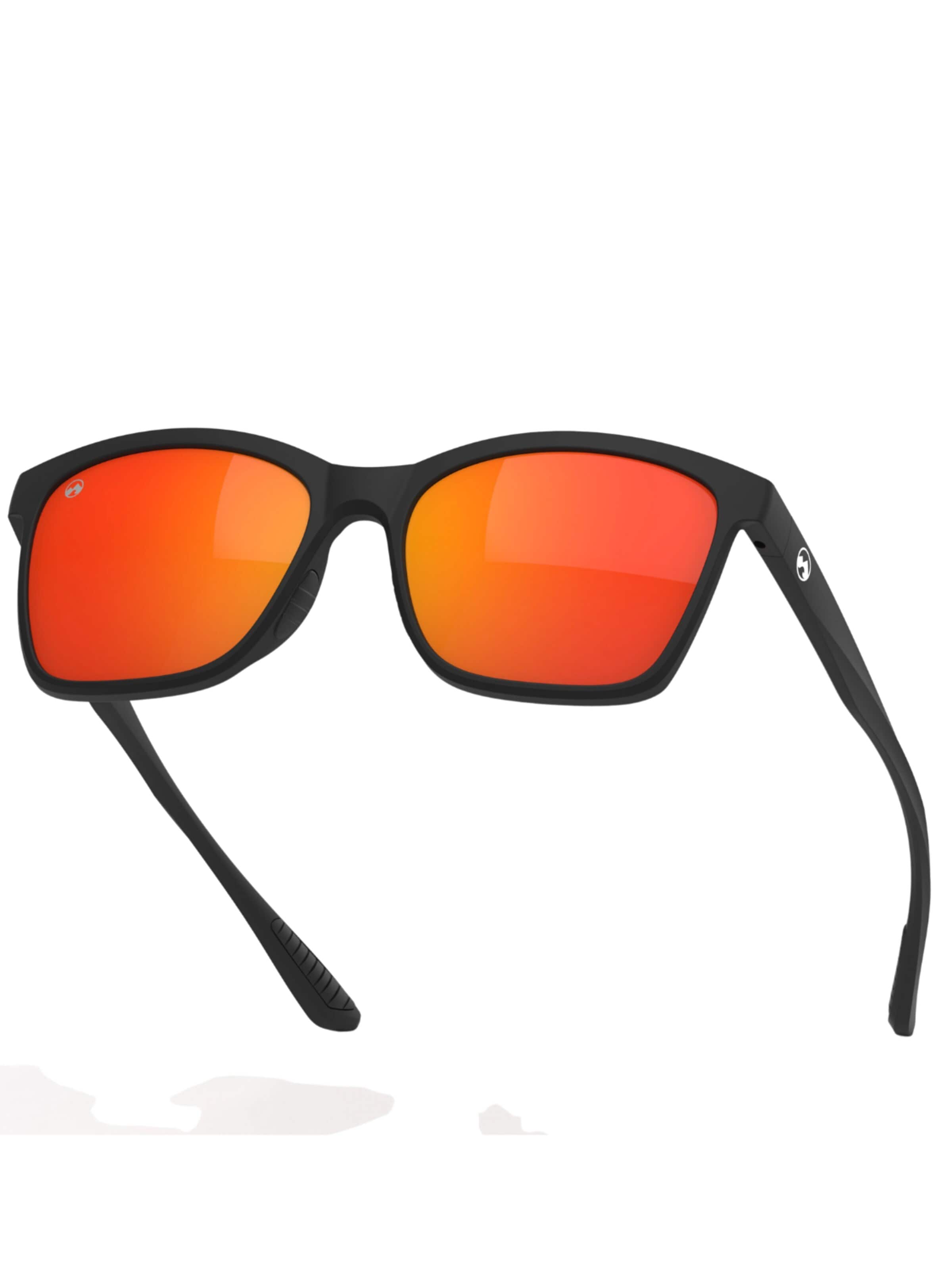 Lunettes de soleil 'MowMow Sunglasses - Polarized - Men - Women' Mowmow en orange : devant