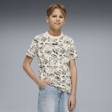 PUMA Shirt 'MID 90s' in Beige: voorkant