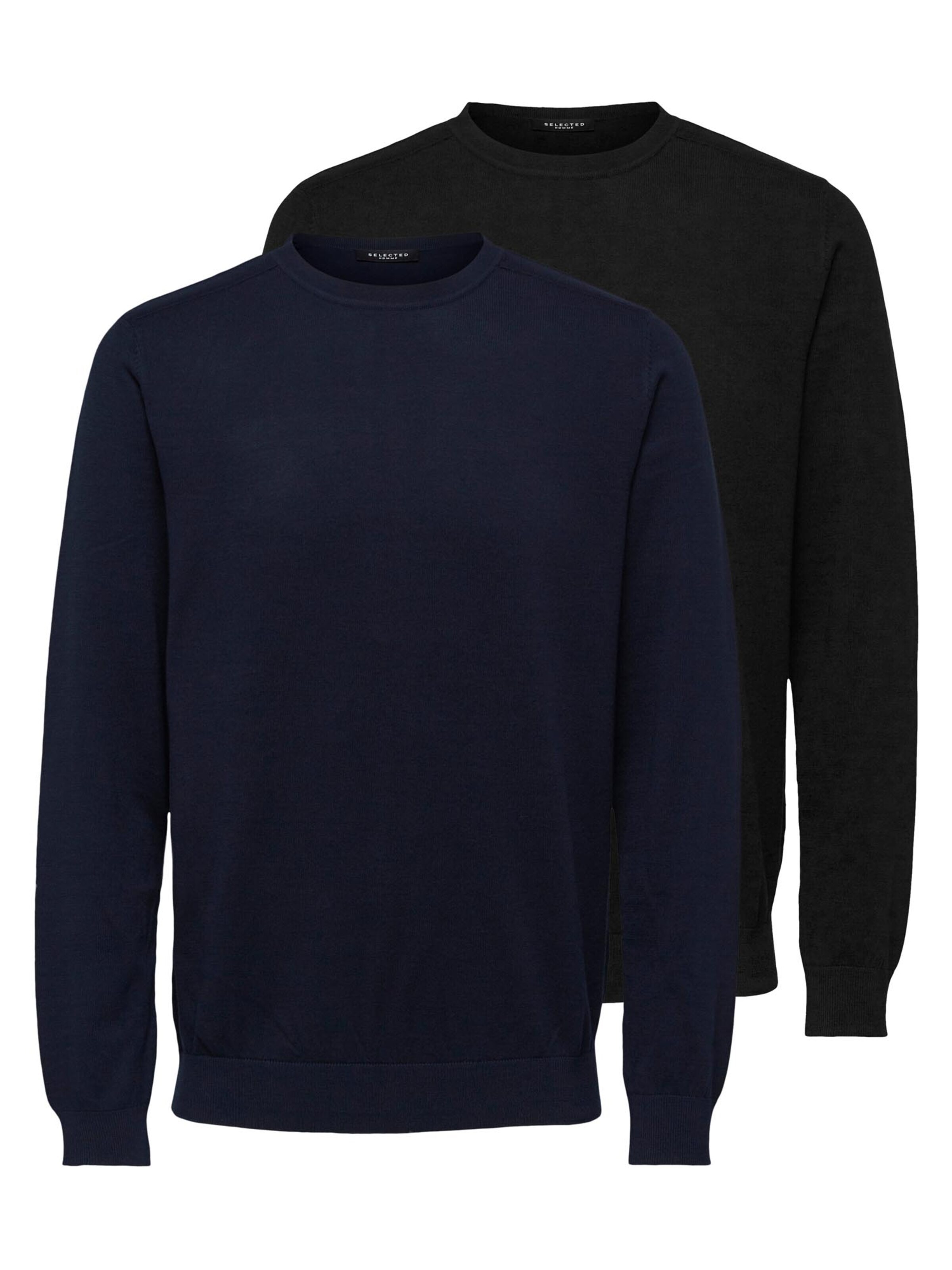 SELECTED Sweater 'Berg' in Black: front