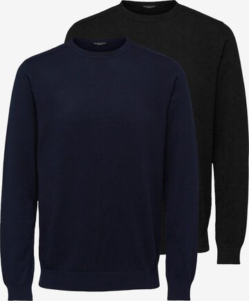 SELECTED Sweater 'Berg' in Black: front