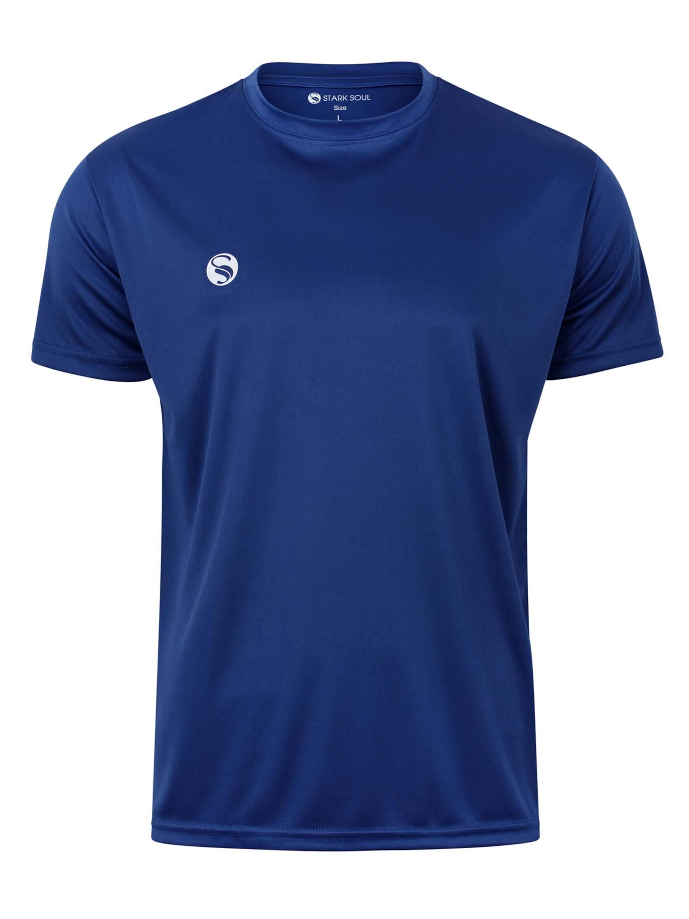 Stark Soul - Camisa funcionais em azul: frente