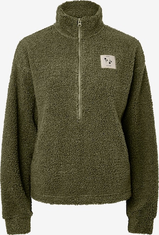 Veste en polaire 'PCKATTY' PIECES en vert : devant