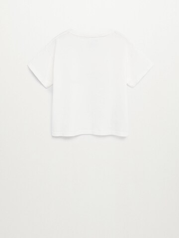 MANGO KIDS T-Shirt 'Cinderel' in Weiß