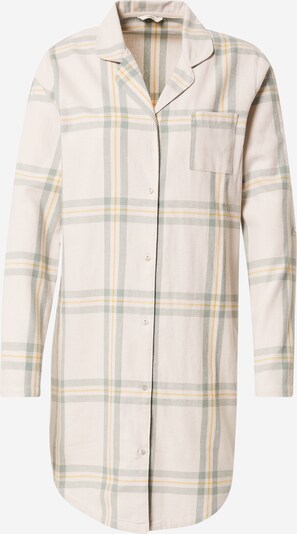 Esprit Bodywear Nachthemd in gelb / grau / eierschale, Produktansicht