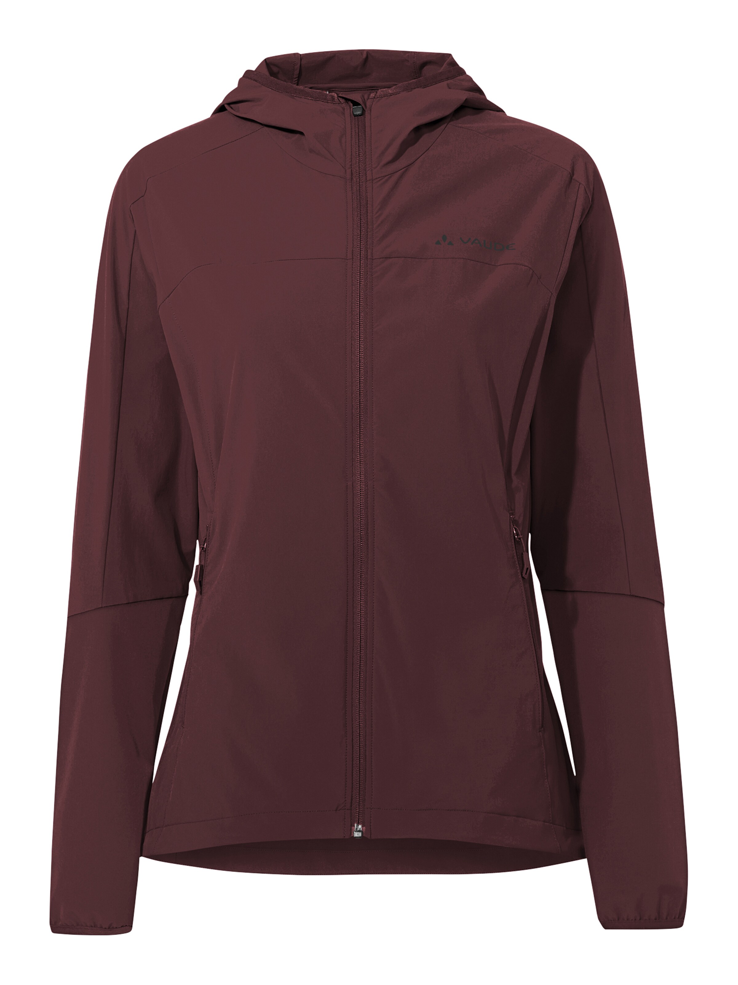 VAUDE Outdoorjas 'Moab IV' in de kleur Donkerbruin, Productweergave