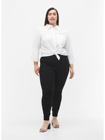 Zizzi Skinny Fit Дънки в черно