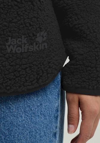 JACK WOLFSKIN Funktionsfleecejacke in Schwarz