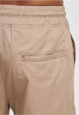 DEF Loosefit Cargobroek in Beige