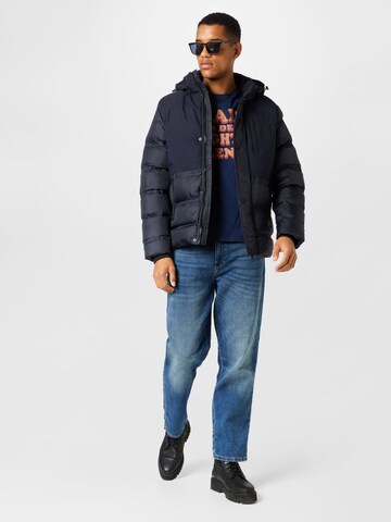 BLEND Winter Jacket in Blue