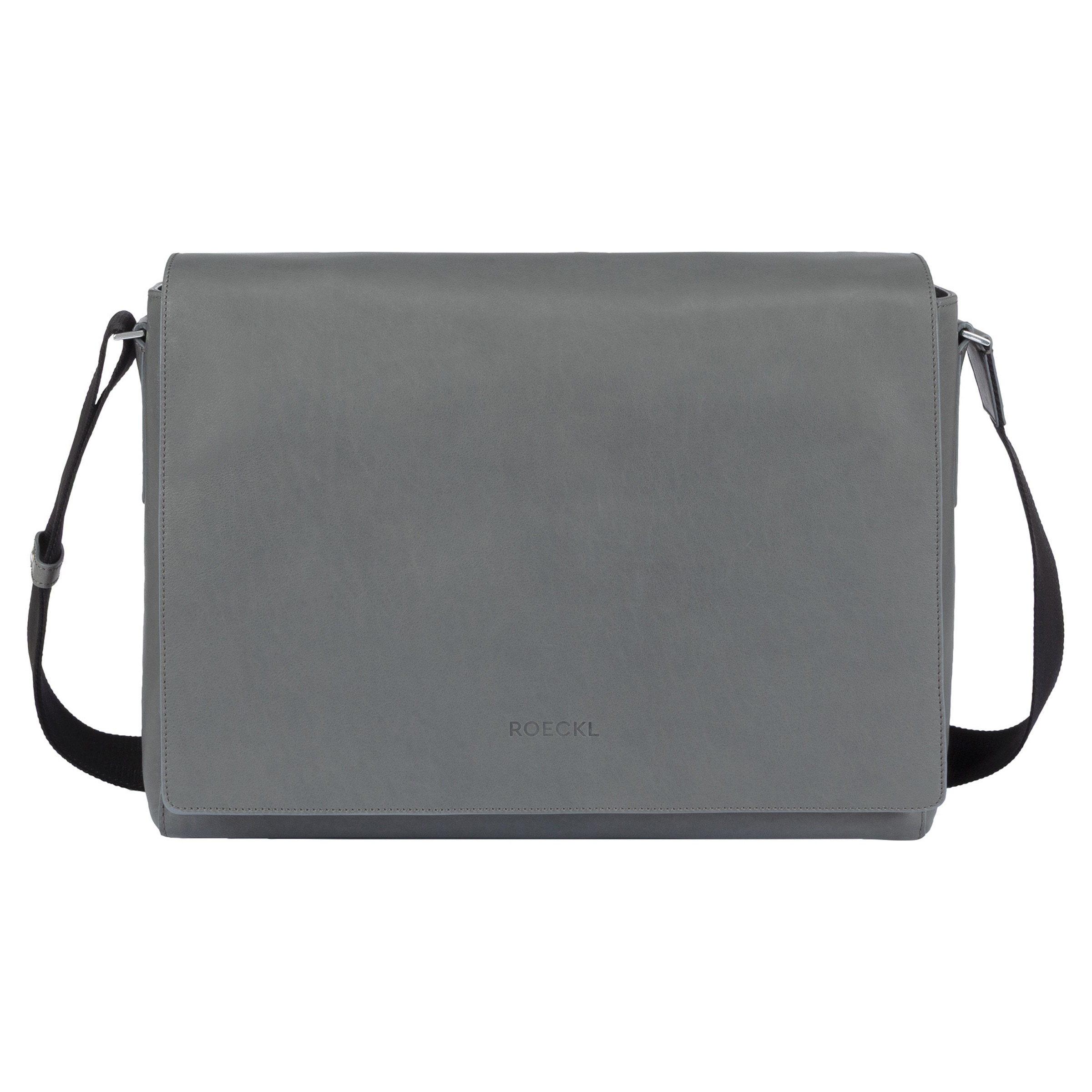 Borsa a tracolla ' DEAN BUSINESSTASCHE LARGE ' di Roeckl in grigio: frontale