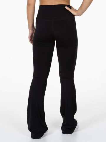 Divina Flared Sporthose in Schwarz