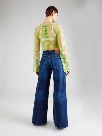 Wide leg Jeans '1978 D-AKEMI' di DIESEL in blu