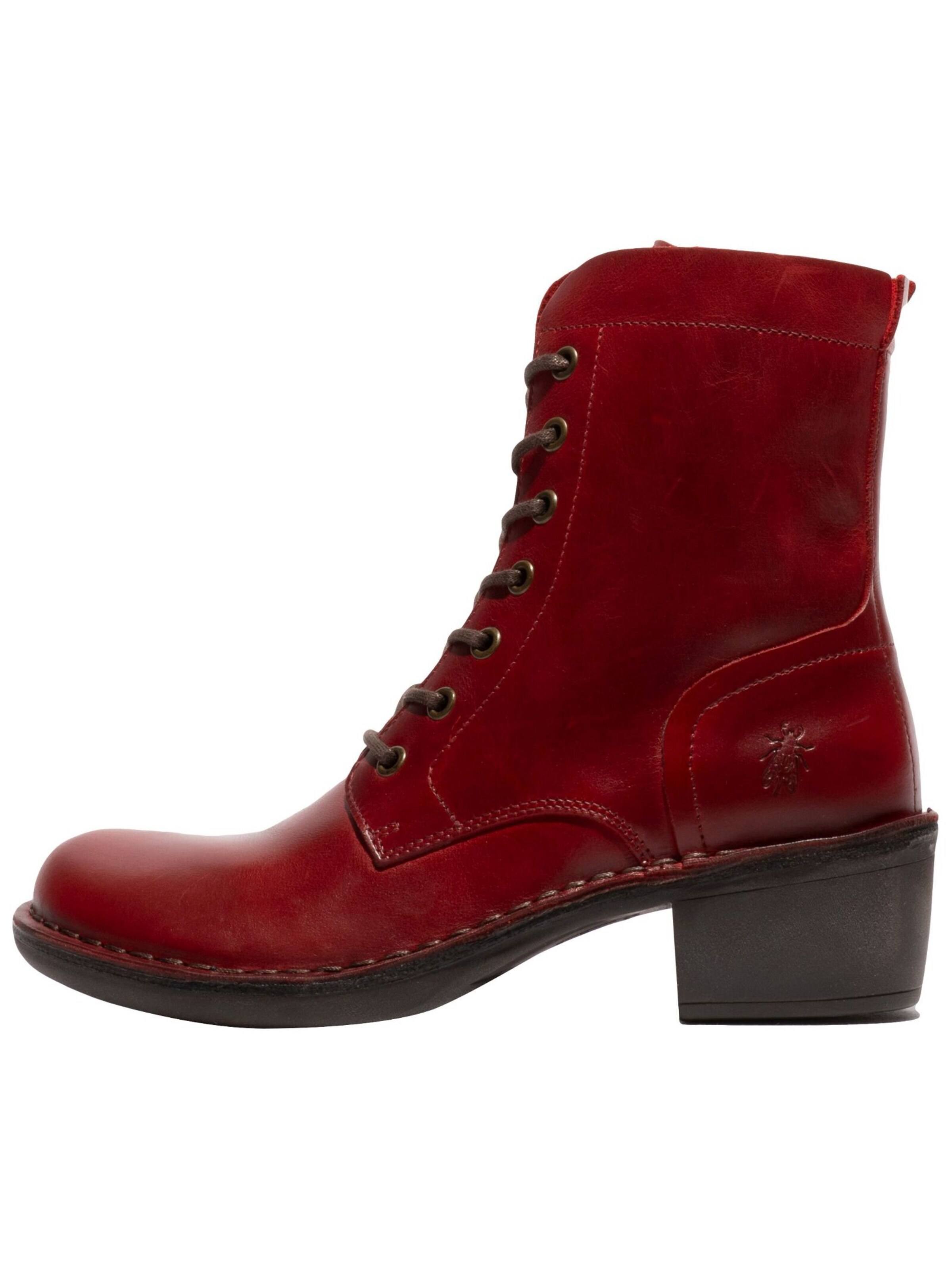 Bottines à lacets FLY LONDON en rouge